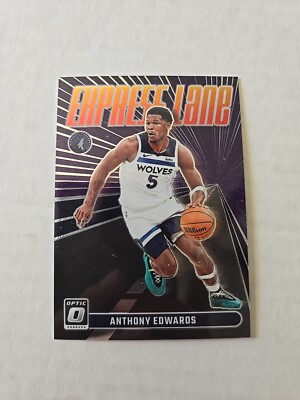 2023-24 Donruss Optic Basketball Anthony Edwards Express Lane #24 Timberwolves 