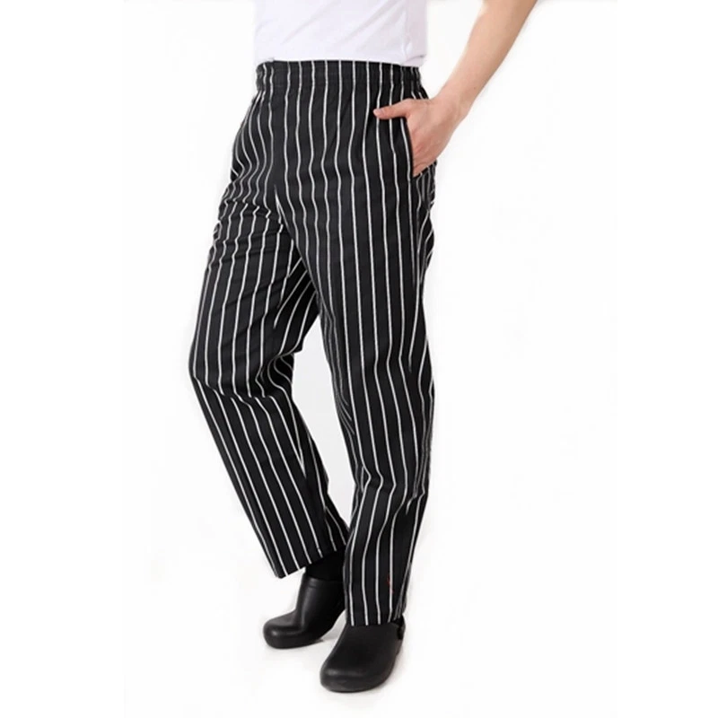 New Chef Working Pants Fashion Totel Restaurant Elastic Comfy Cook Work Trousers - Image 4 of 4