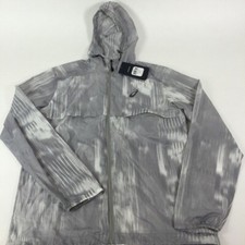 Asics FuzeX Packable Hoodie Jacket 129931 White Fusion Mens Size Medium NEW