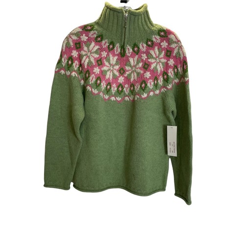 Vintage PBJ Sport Sweater Large Cottage 