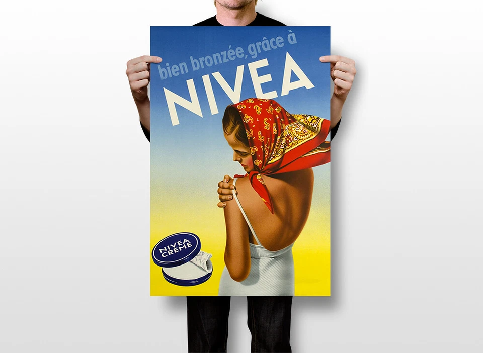 Nivea Sun Tan All Season 1960 Vintage Wall Art Home Decor - POSTER 20x30 — 第 2/4 张图片