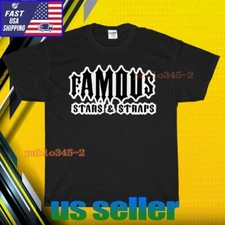 NEW SHIRT FAMOUS STARS AND STRAPS LOGO T-SHIRT UNISEX FUNNY AMERICAN SIZE S-5XL