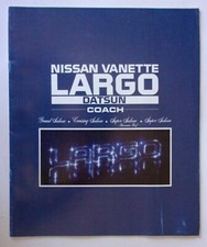 NISSAN VANETTE LARGO COACH orig 1992 JDM Mkt Large Sales Brochure in Japanese