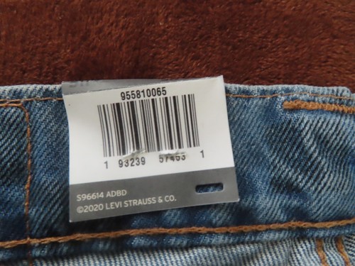 New Levis Strauss Men's 511 Slim Strong Blue Jeans Cordura Fabric 30x30 (31x30) - Picture 8 of 17