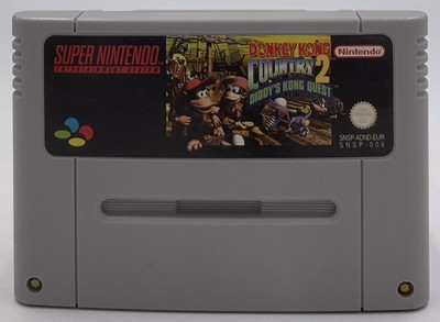 Donkey Kong Country 2 Diddy's Kong Quest Nintendo SNES Game Nur Modul ZustandGut