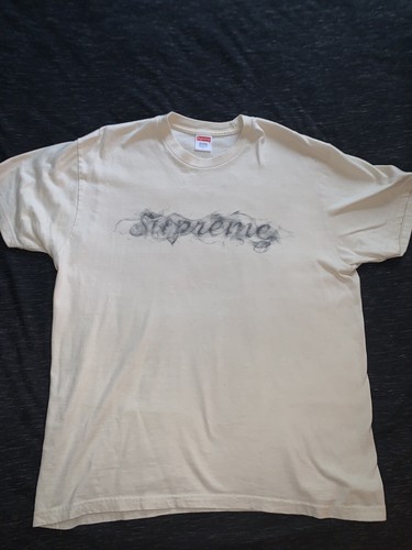 Supreme Smoke Tee Natural FW19 Size 