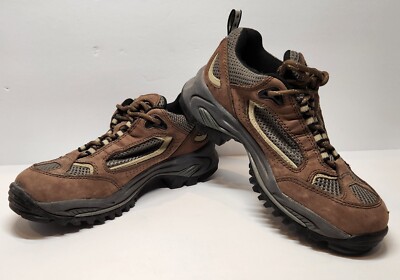 Vasque Breeze Low GTX Womens Size 8 M Brown Leather Hiking Shoes Goretex 7459