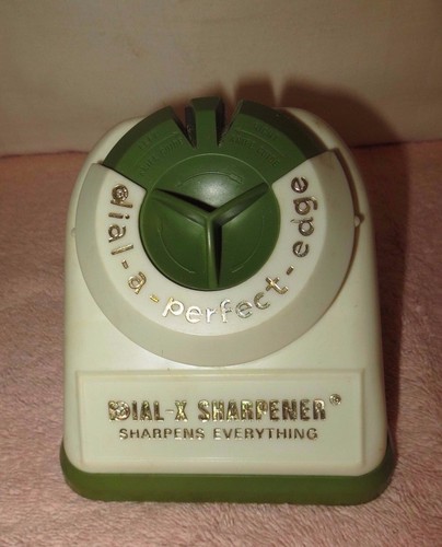 Vintage Dial-X Sharpener in Original Box - Sharpens Knives, Scissors, Shears, Et - 第 3/11 張圖片