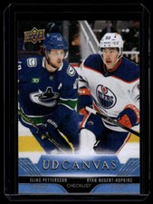 2023-24 Upper Deck #C210 Elias Pettersson / Ryan Nugent-Hopkins UD Canvas