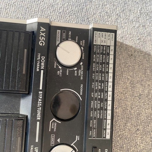 KORG AX5G Guitar Multi-Effects Processor Used From Japan Free Shipping - Picture 9 of 10