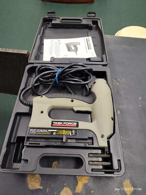 #ad Task Force ETT3212N 120v Electric 11 4quot; 18GA Brad Nailer With Cordless Driver $45.00