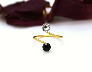 Authentic Premium Range Yin Yang Toe Rings Made With Swarovski Crystal Elements