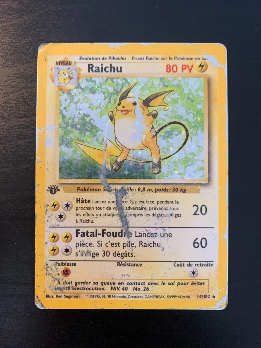 Pokemon raichu 14 102 | eBay