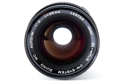 Near MINT] Olympus OM System Zuiko MC Auto-W 35mm f2 MF Wide