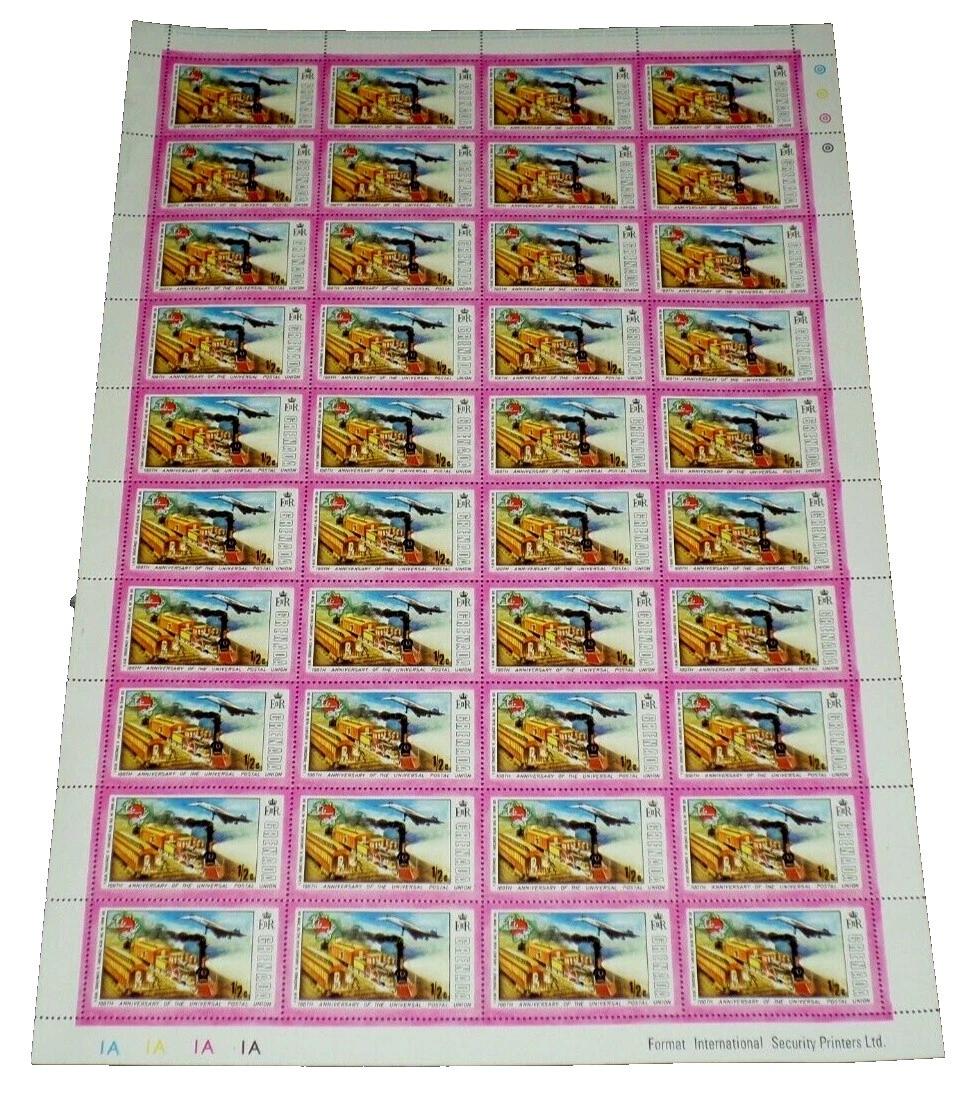 Mint Never Hinged/MNH Full Sheet Grenadian Stamps (1974-Now)