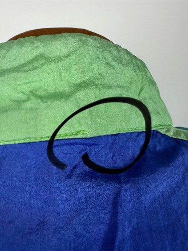 Chaqueta cortavientos vintage años 90 NEW BALANCE XL bloque de color nailon 1/4 cremallera para correr - Imagen 14 de 17