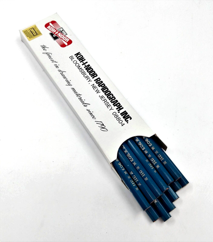 Koh-I-Noor Rapidograph Aviator 903 3H Graphite Cedar Pencils Dozen Made in USA - 第 1/14 張圖片