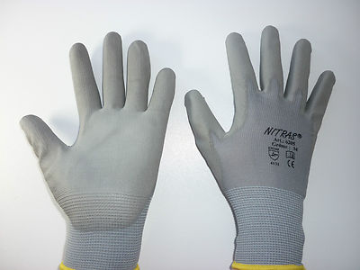 12 Paar Arbeitshandschuhe Mechaniker-  Schutzhandschuhe Gr. 6 - 10 (S bis XXL) 