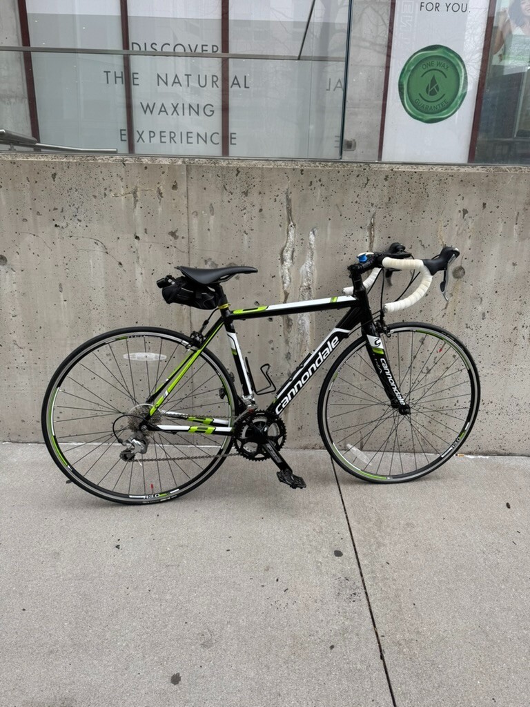 SOLD) CANNONDALE CAAD 8 48CM ROAD BIKE 10-SPEED FIZIX SADDLE | eBay