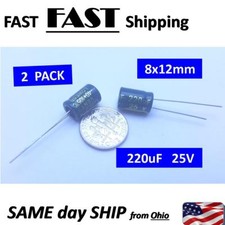 220uF 25V small capacitor