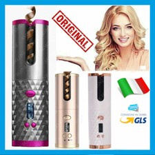 PIASTRA CAPELLI ARRICCIA BOCCOLI ARRICCIACAPELLI CERAMICA SPAZZOLA RICCI USB