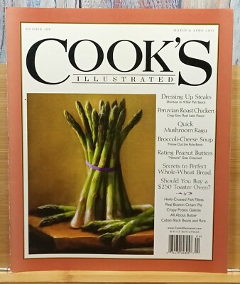 Cook's Illustrated Magazine ISSUE #109 March/April 2011