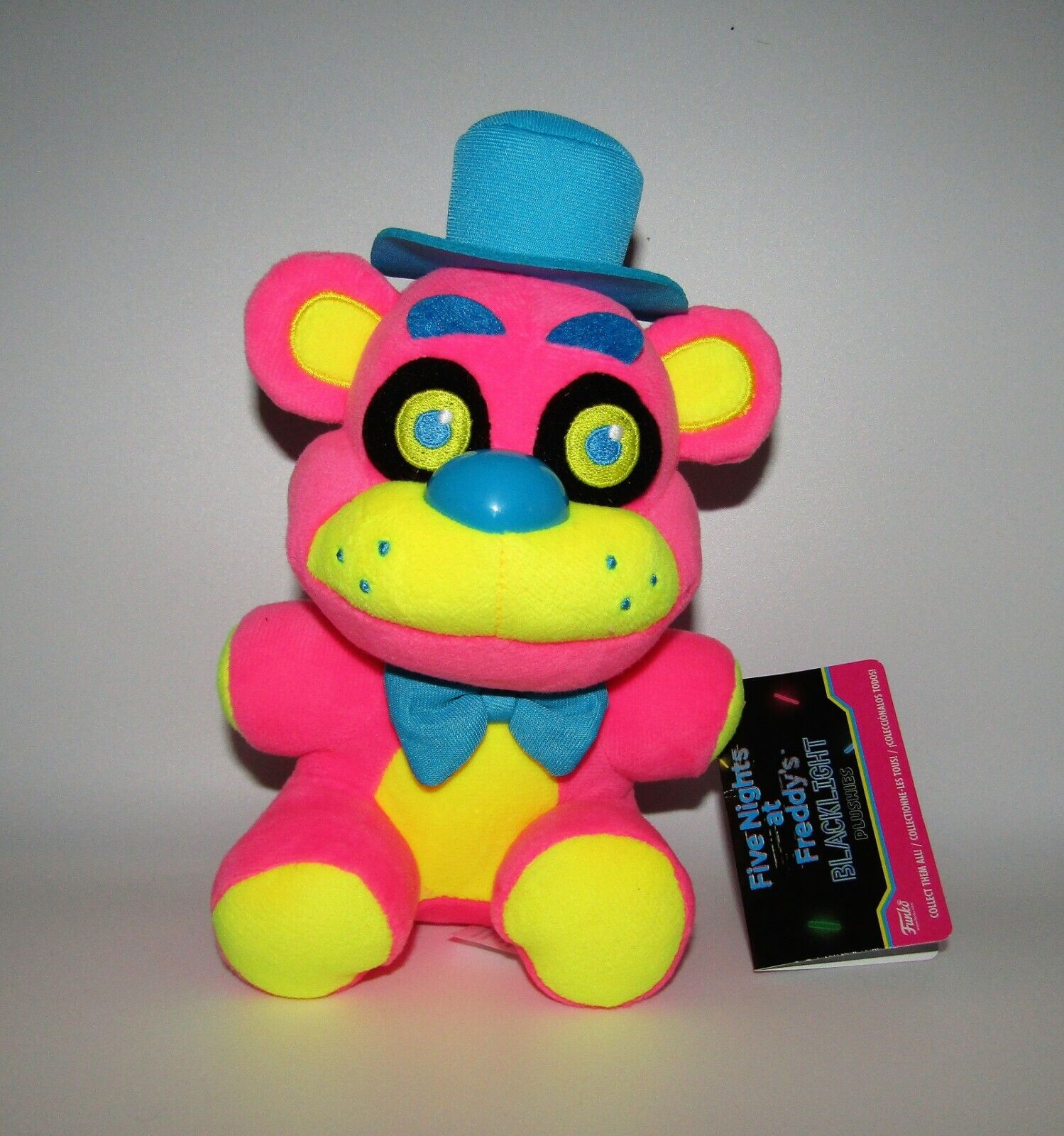 Funko Plushies Five Nights at Freddy's Blacklight Series Collectible Plush  (One Random) Neon Plushies and 2 My Outlet Mall Stickers 