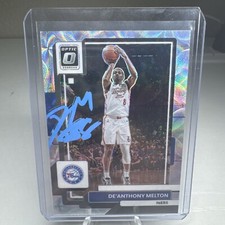 2022-23 Donruss Optic Scope De'Anthony Melton 087/249 In Person Signed Autograph