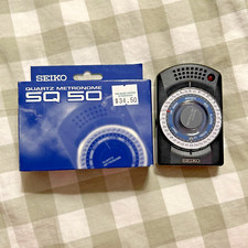Seiko Quartz Metronome SQ50 Premium Quality Battery Powered