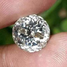 1 Ct Natural White Diamond Round Portuguese Cut VVS1 D Grade GDGL Certified