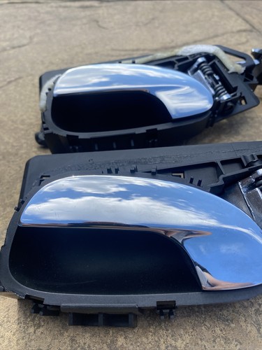 FOR PEUGEOT 307 2001-2007 GENUINE FULLSET OF INNER DOOR HANDLES INTERIOR VGC - Picture 3 of 4