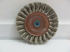 NEW No Package Weiler 08294 4" Standard Twist Knot Wire Wheel Stainless Steel