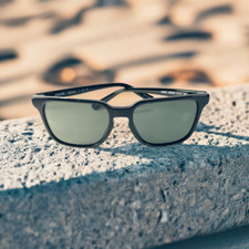 Costa Del Mar Kailano Black frame gray 580 polarized glass lens NEW