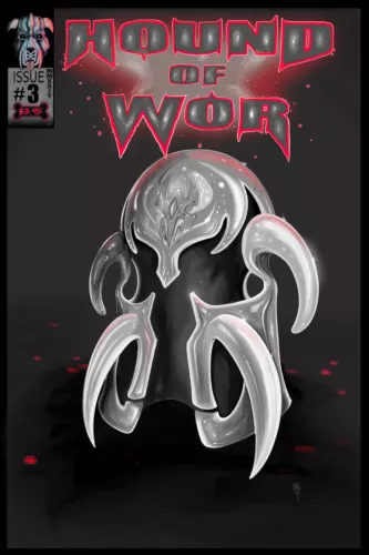 HOUND of WOR #3 Sci-Fi EVIL CYBORG WARLORD Fantasy INDIE Epic 24 Page COMIC BOOK