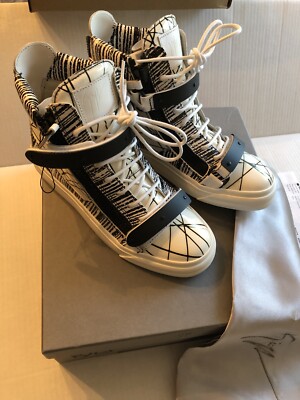 GIUSEPPE ZANOTTI  Made In Italy New Men s Sneakers Boot Size 38.5 EU -  (6.5 US)