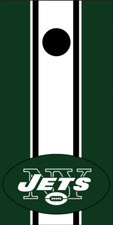 Cornhole Board Wraps Decals Vinyl Stickers Set of 2 - New York Jets