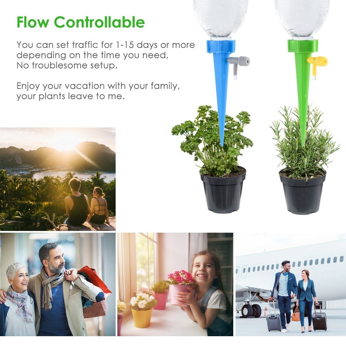 Automatic Self Watering Drip Irrigation for Garden Home Plant Pot Water Tools