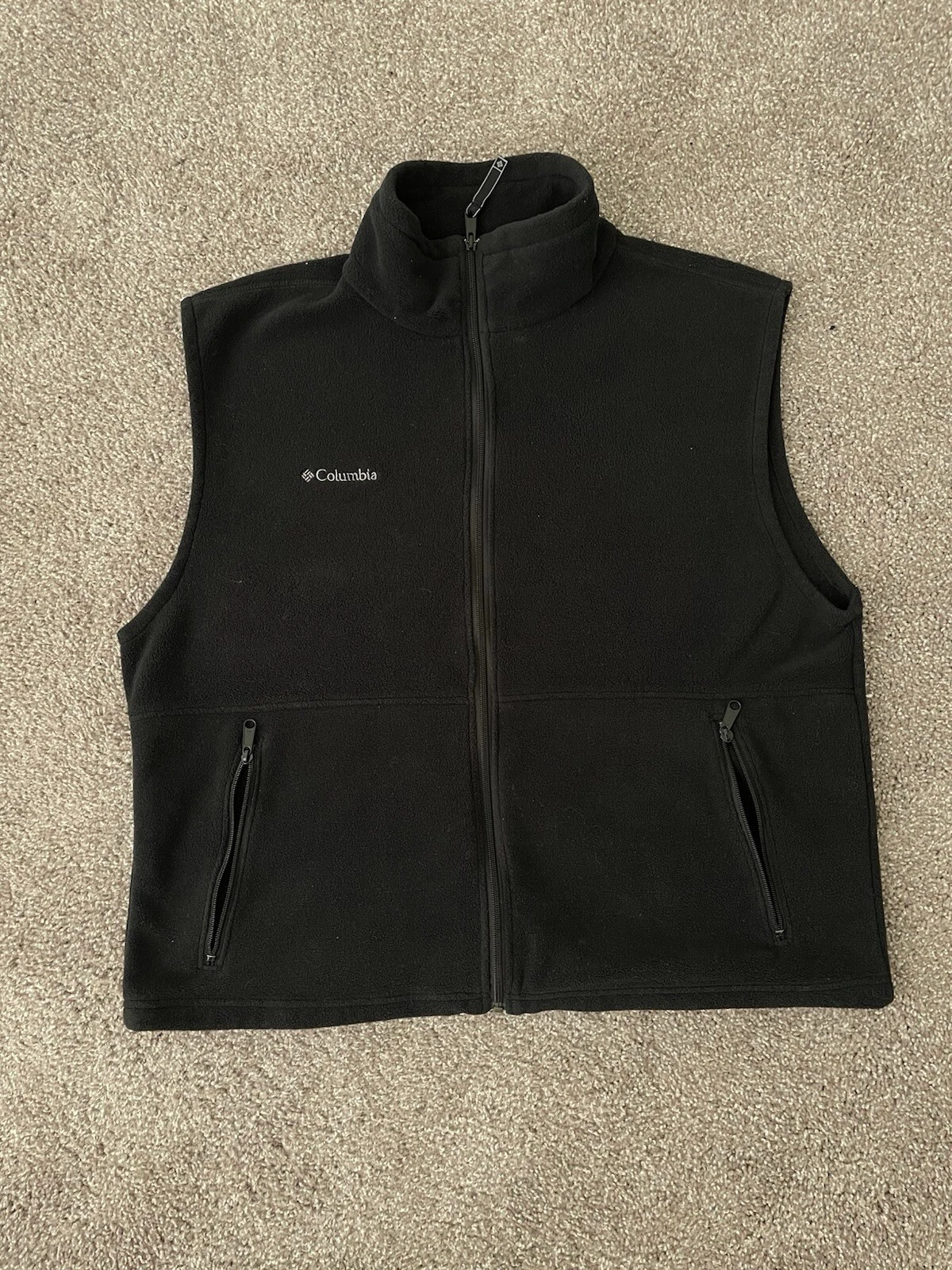 Columbia Men’s Vest, Fishing, Outdoor, Hiking Fleece Size XL