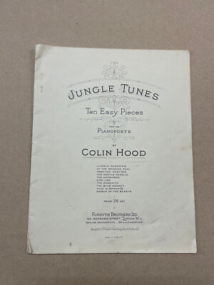 Jungle Tunes: Zehn einfache Stücke von Colin Hood - Pub: Forsyth Brothers - 1925