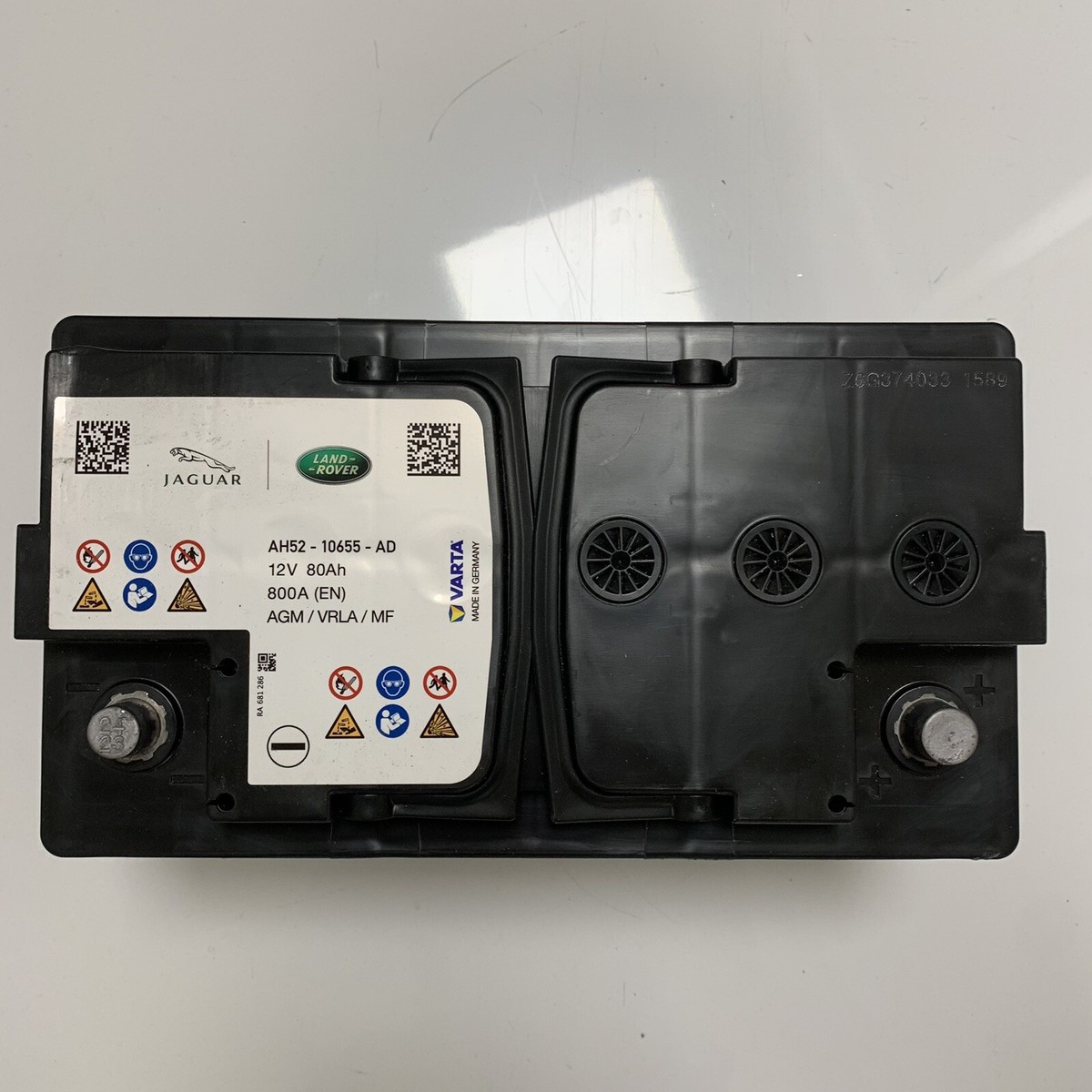 Landrover Range Rover 12 Volt 80AH RC140 800 Amps AGM Varta Car