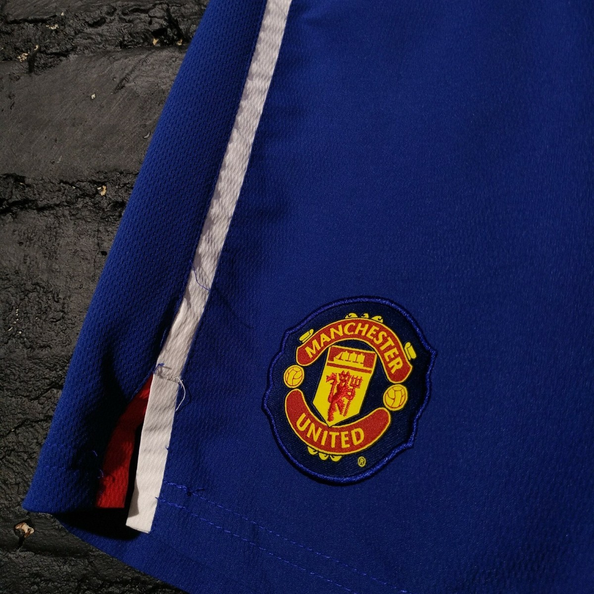 MANCHESTER UNITED Football Shorts Blue Nike 287633-435 Size MANCHESTER UNITED Football Shorts Blue Nike 287633-435 Size