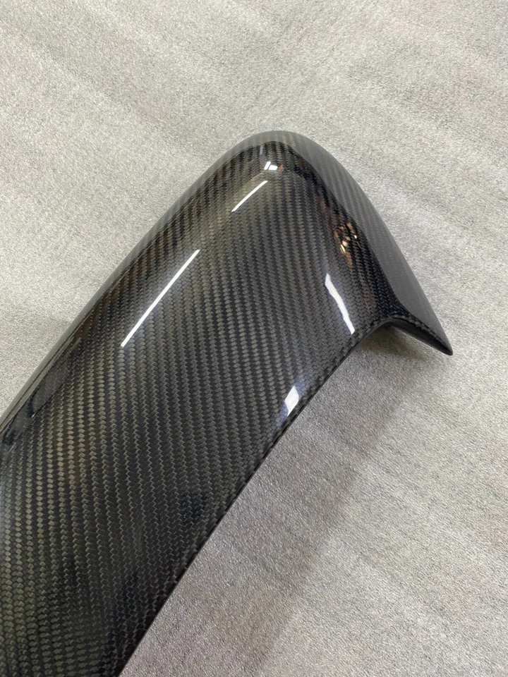 Tampa de entrada de ventilação lateral de fibra de carbono real para Porsche 718 Boxster Cayman 2 peças - Imagem 4 de 4