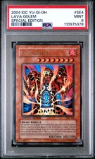 2004 Yu-Gi-Oh! Invasion Of Chaos Special Edition Lava Golem #SE4 PSA 9 IOC