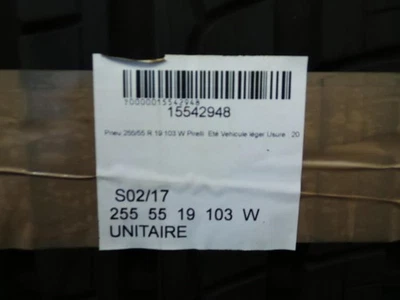 Pneu 255/55 R19 103 W PIRELLI Eté - Photo 1/2