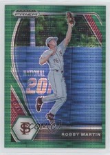 2021 Panini Prizm Draft Picks Green Pulsar Robby Martin Jr #PDP198 0u2j