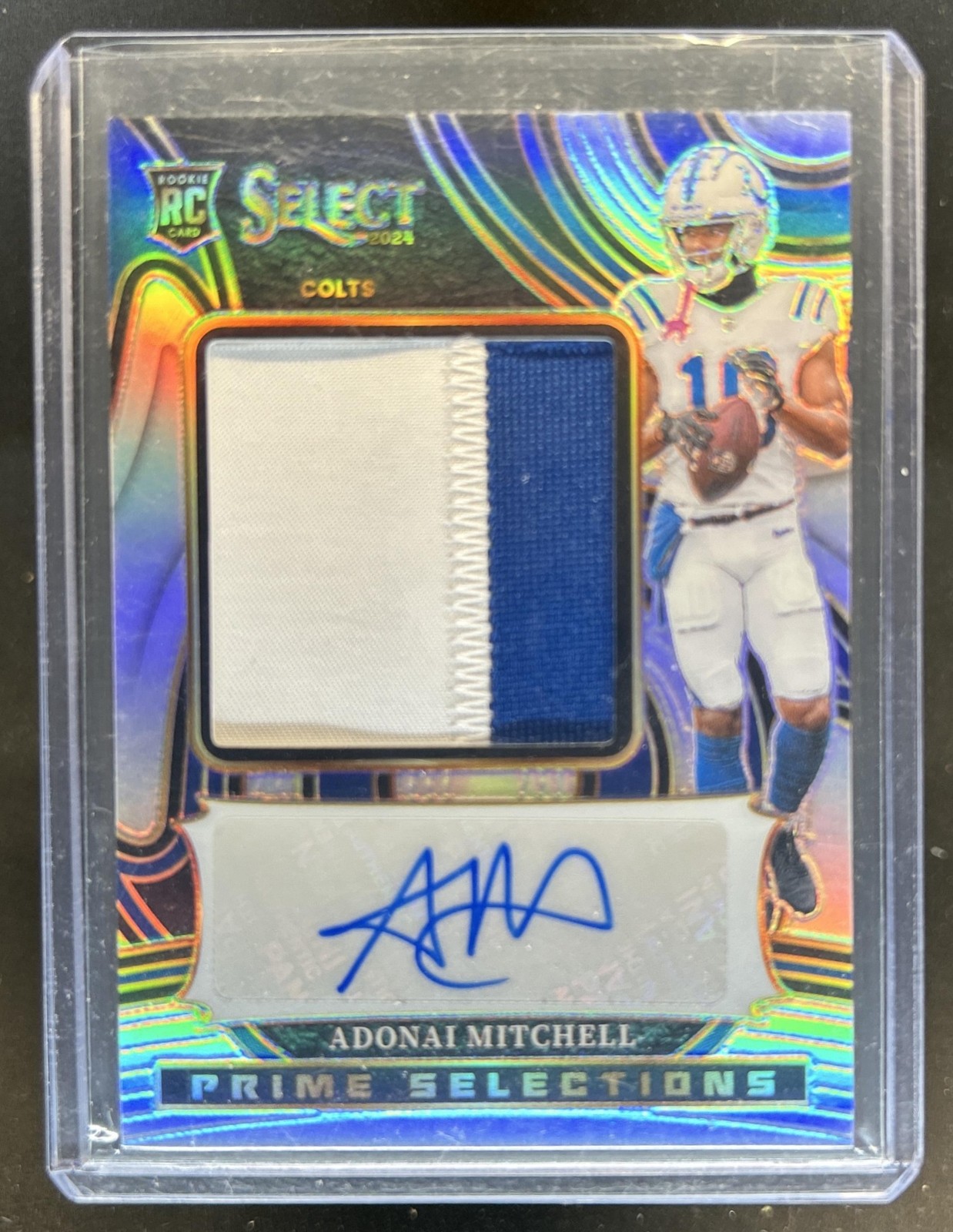 Adonai Mitchell Panini Select Prime Selections Signature Relics #PSPSAML Base