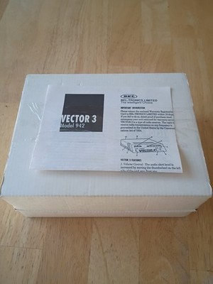 1980 s Bel VECTOR 3 Radar Detector Detects X, K & Ka Bands Original Box With Kit