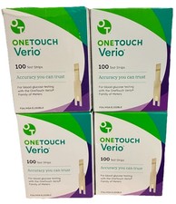 400 One Touch Verio Test Strips Exp 8/26 2/27 99.99 FR SHIP