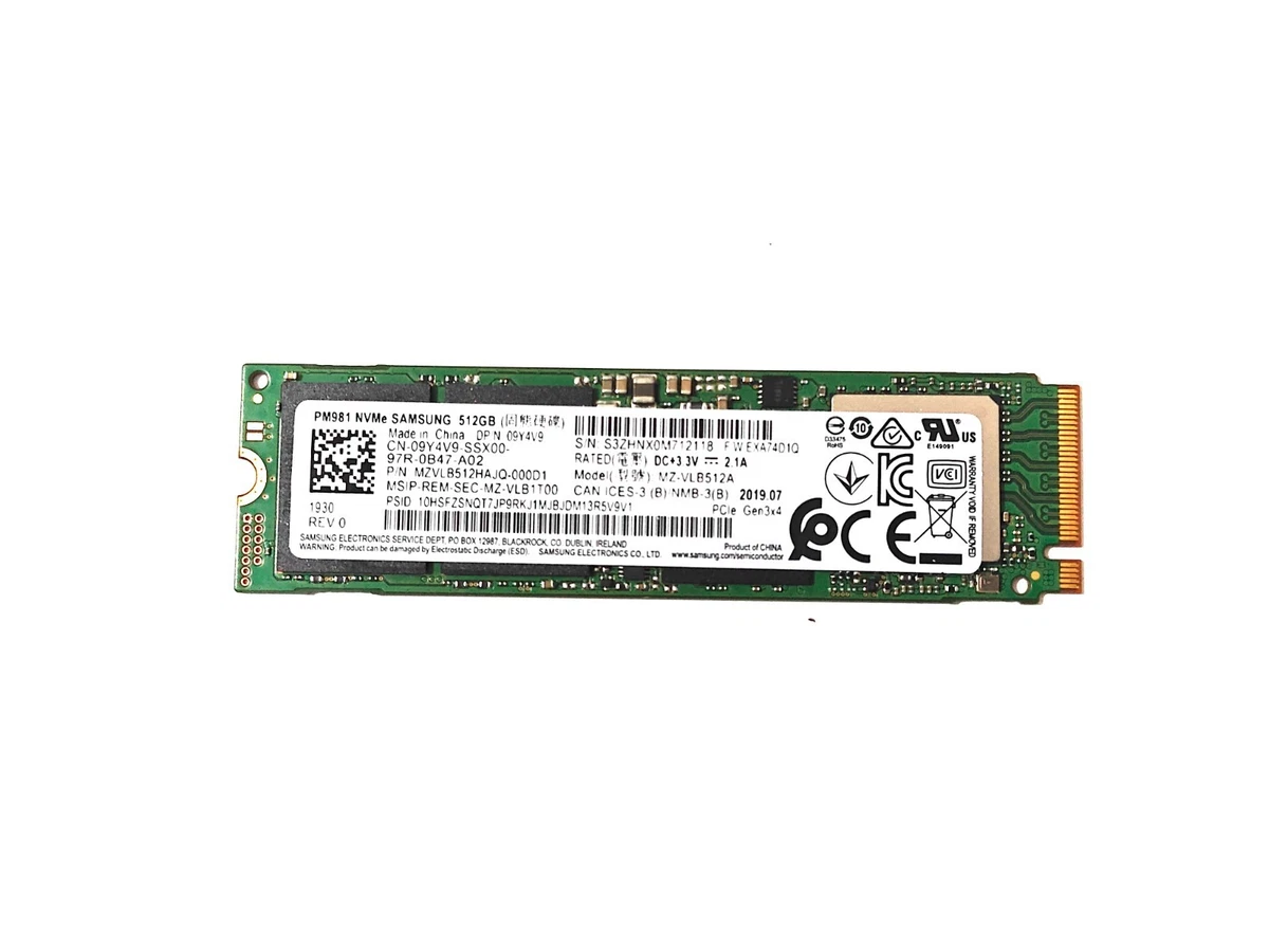 I SAMSUNG NVMe PCIe SSD 512GB 本体 Samsung Solid State Drives 512 GB Storage Capacity for sale | eBay UK