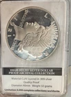1921 US Proof Peace ( Archival Collection Dollar ) .999 Silver PLATED GREY LABEL